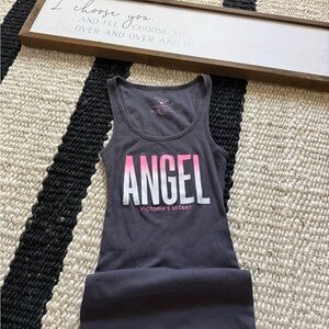 Victoria's Secret Gray Cotton Lingerie Top